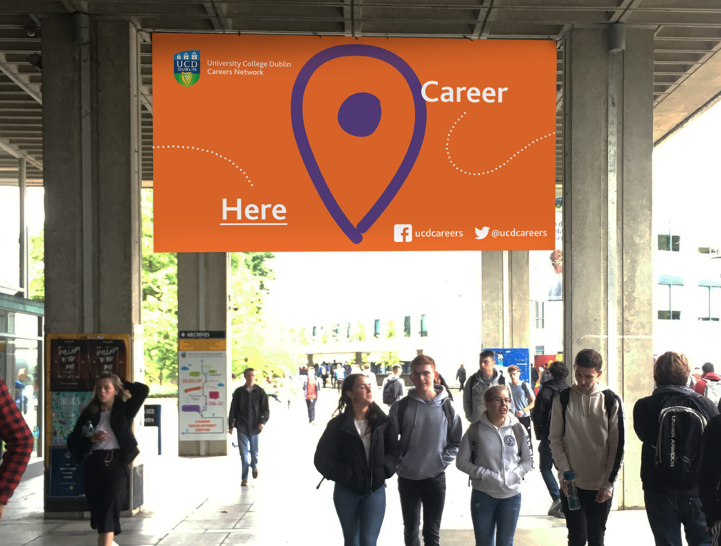 University College Dublin Careers Network brand and website IE Brand